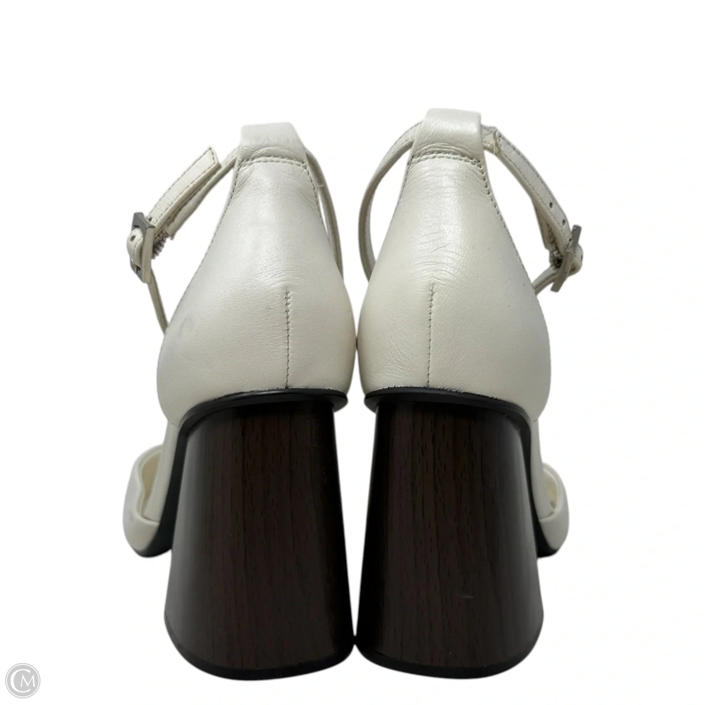 Addilenz Block Heel Pumps By Vince Camuto In Coconut Cream, Size: 8