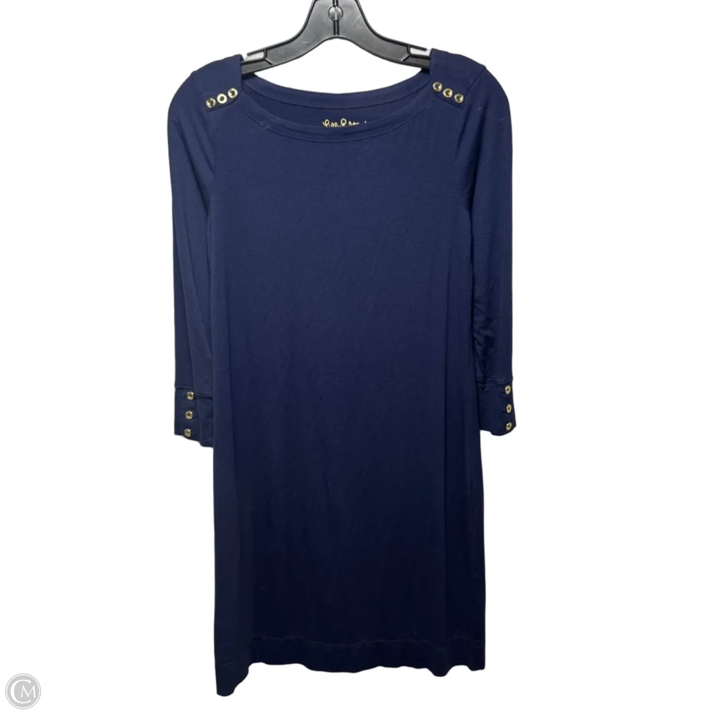 Sophie Dress Designer By Lilly Pulitzer In True Navy, Size: S
