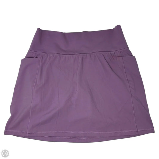 Salutation Stash Pocket 16.5” Athletic Skort By Athleta In Purple, Size: M