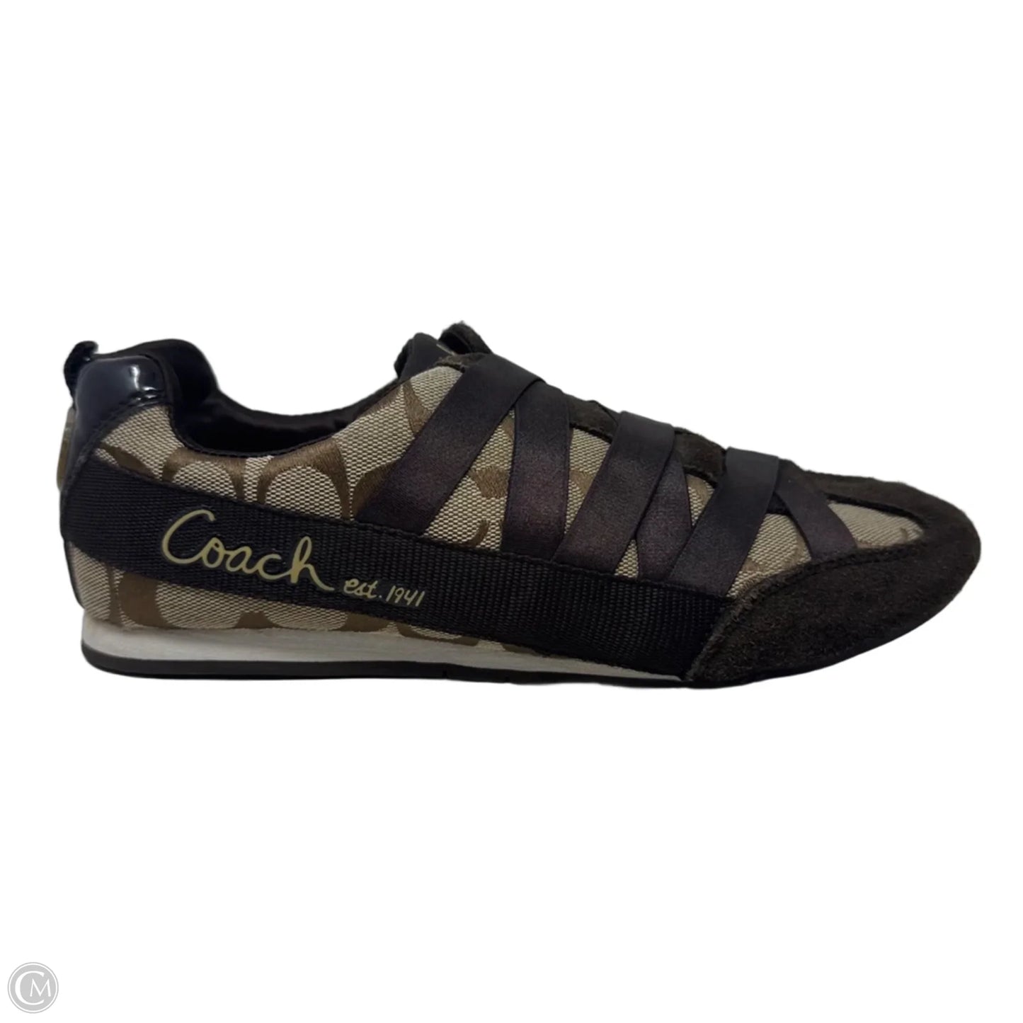 Harmonie Shoes Designer By Coach In Brown & Tan, Size: 7