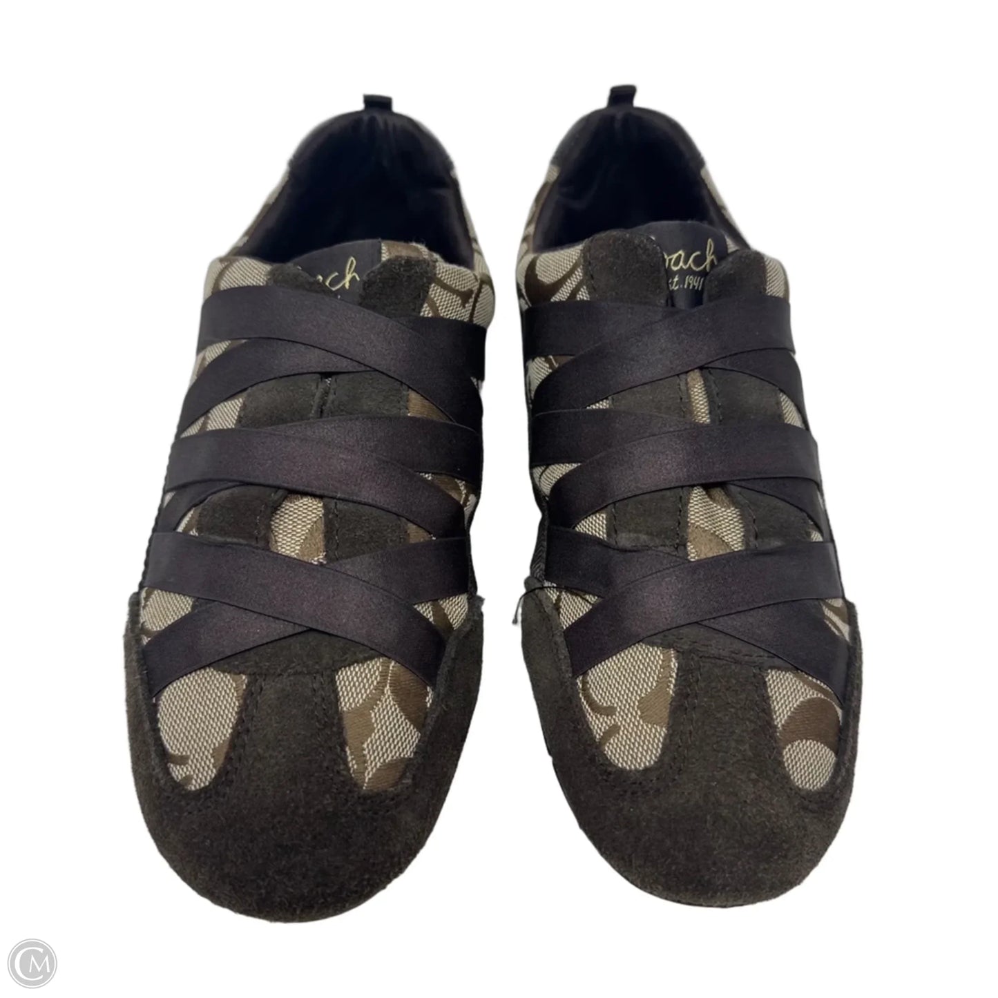 Harmonie Shoes Designer By Coach In Brown & Tan, Size: 7