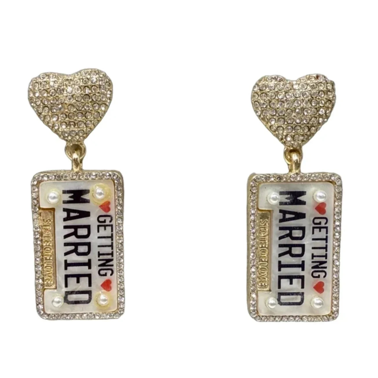 Just Married Drop Earrings By Baublebar