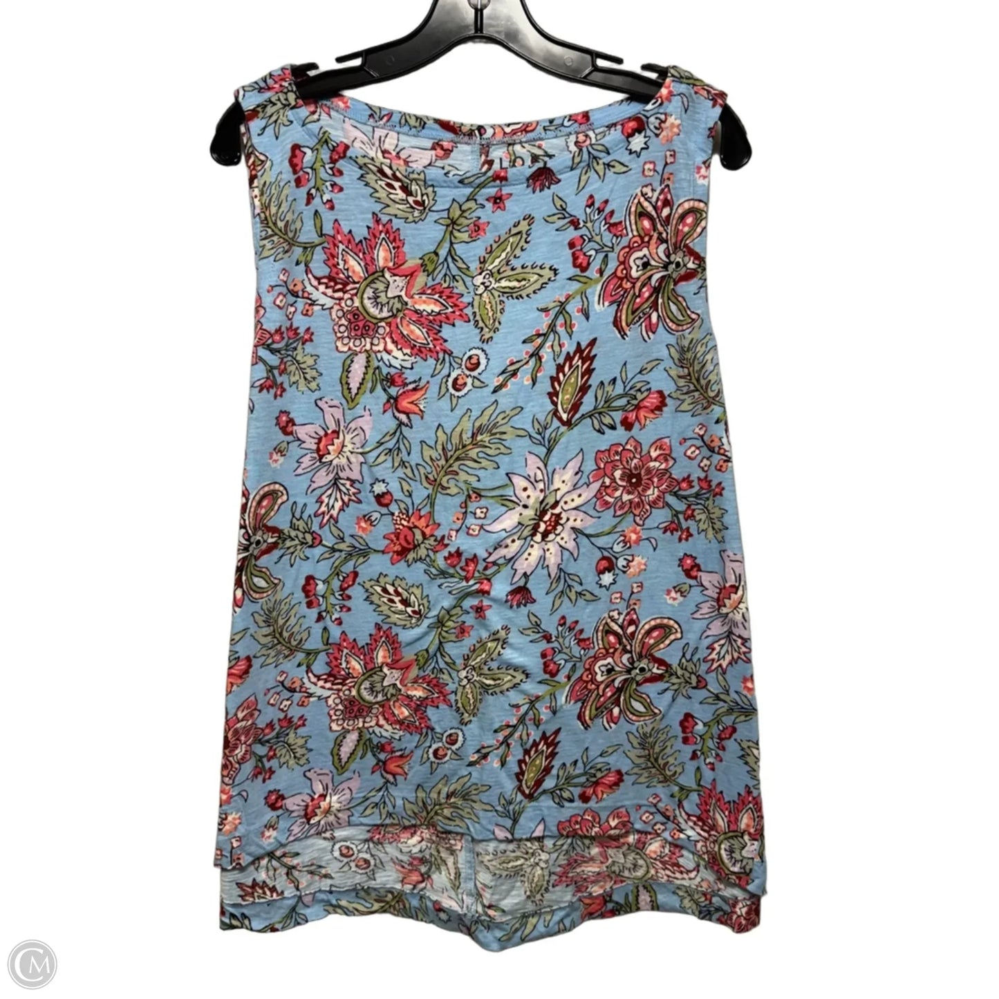 Top Sleeveless By Loft In Floral Print, Size: Xl