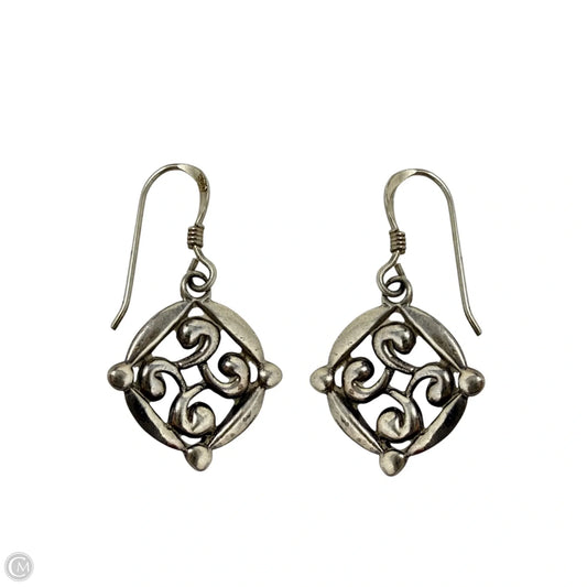Sterling Silver Open Work Filigree Earrings