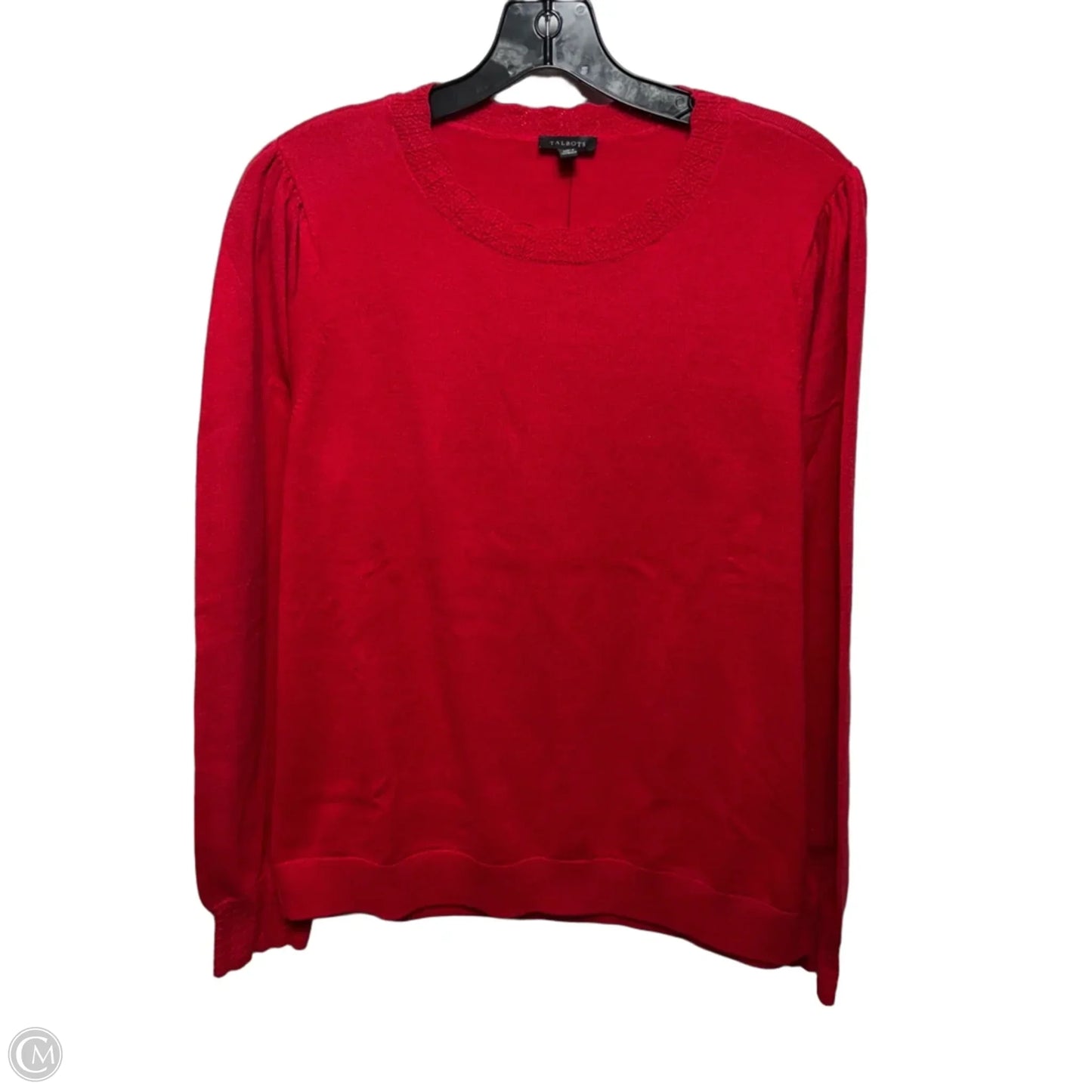 Sweater By Talbots In Red, Size: L