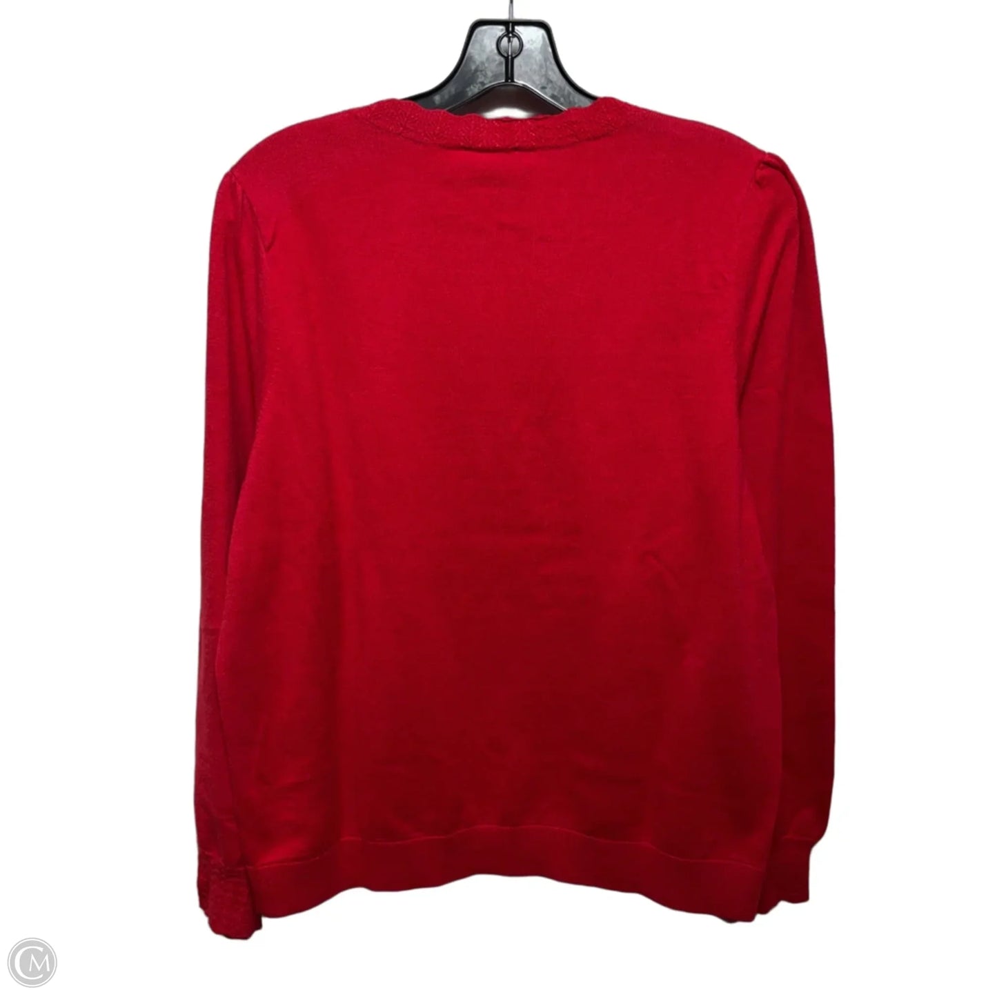 Sweater By Talbots In Red, Size: L