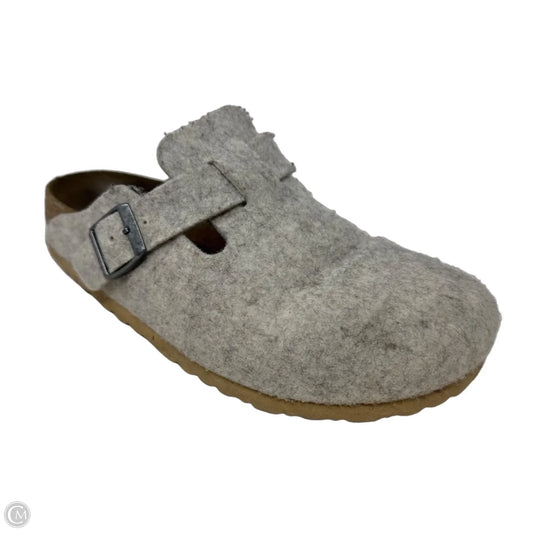 Boston Felt Shoes Flats By Birkenstock In Grey, Size: 6