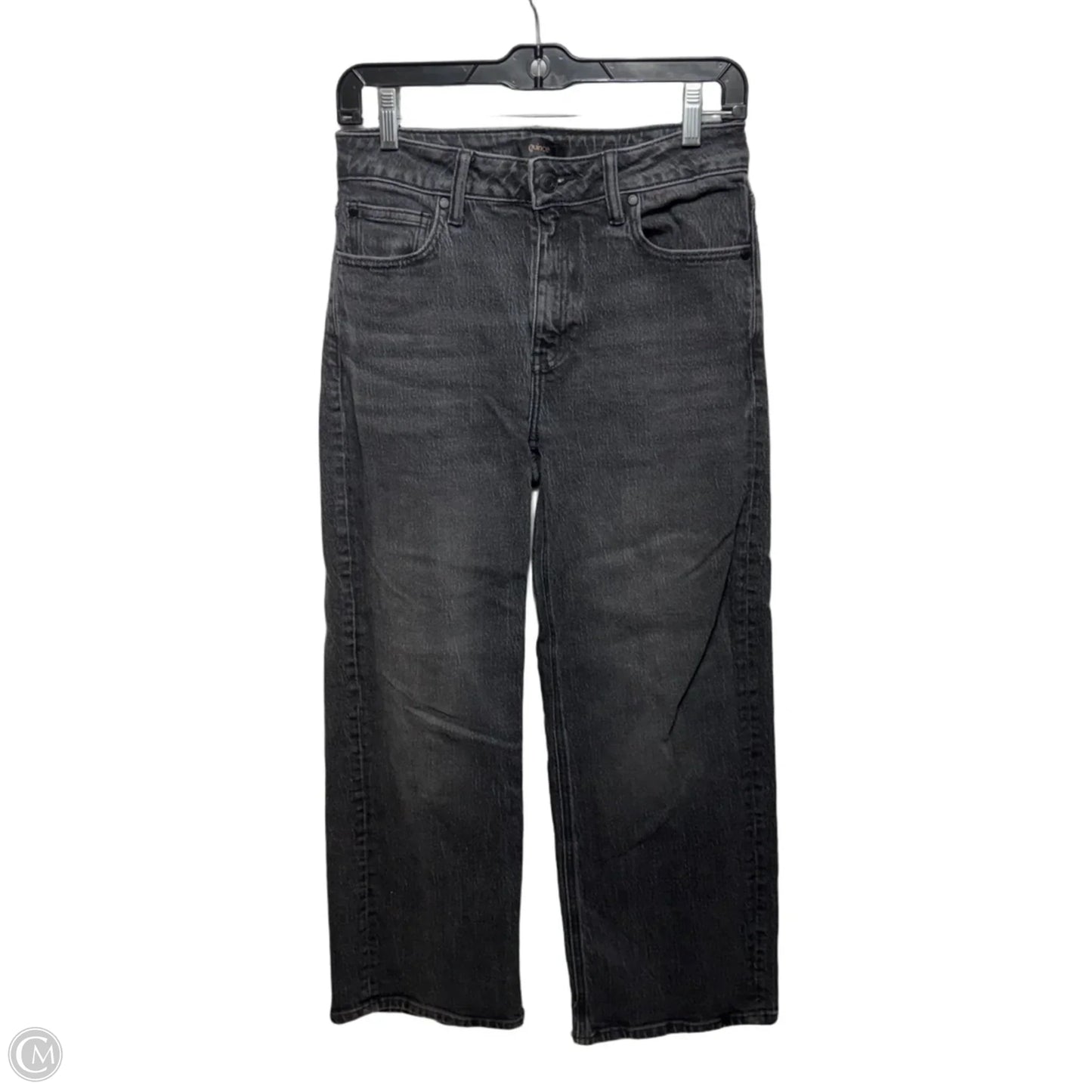 Jeans Wide Leg By Quince In Grey, Size: 4/27