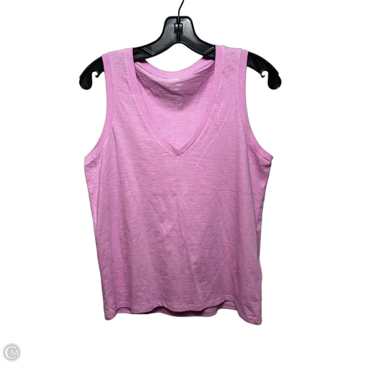 Slub Cotton Tank Top By J. Crew In Pink, Size: S