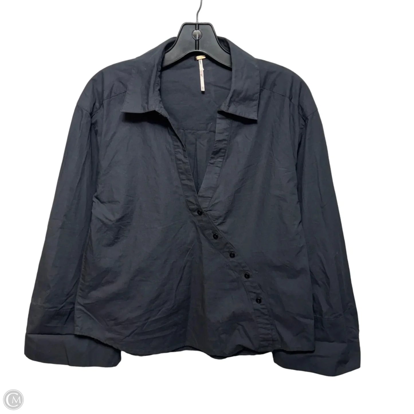 Top Long Sleeve By Free People In Black, Size: Xs