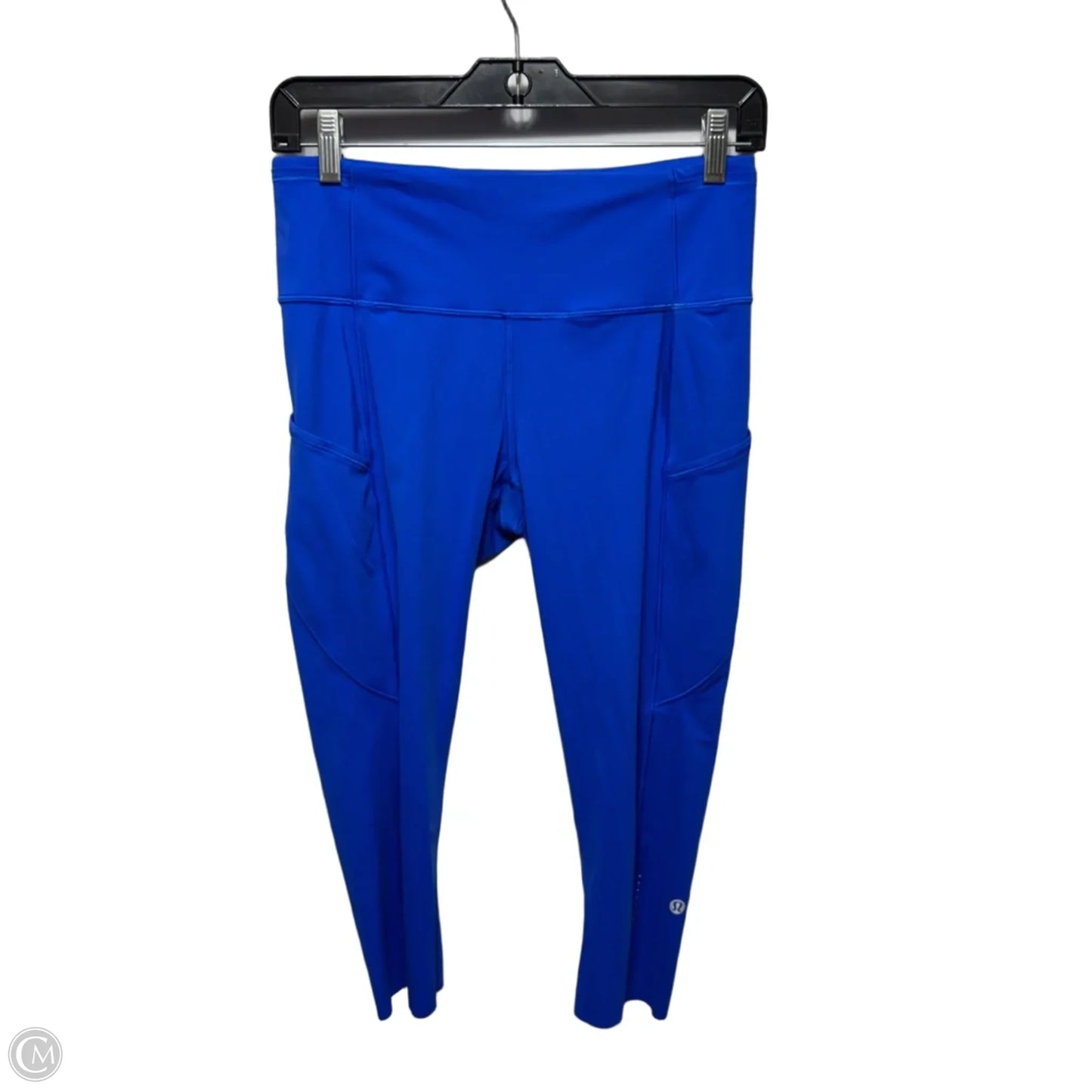 Athletic Leggings Capris By Lululemon In Blue, Size: 8
