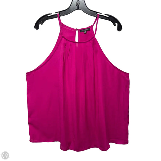 Top Sleeveless By Papermoon In Pink, Size: 1x