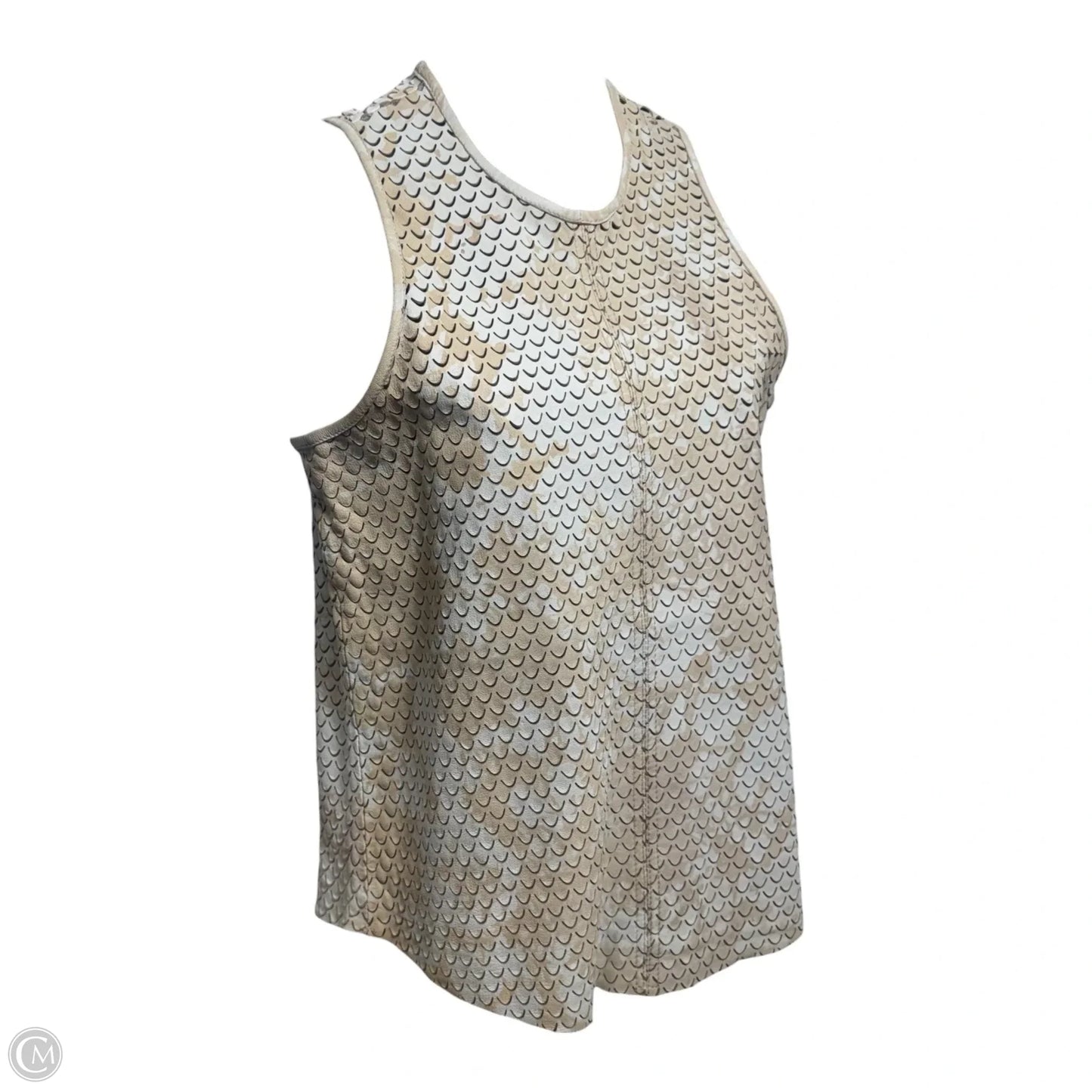 Genuine Leather Evelyn Top Sleeveless By Jakett In Latte, Size: XS