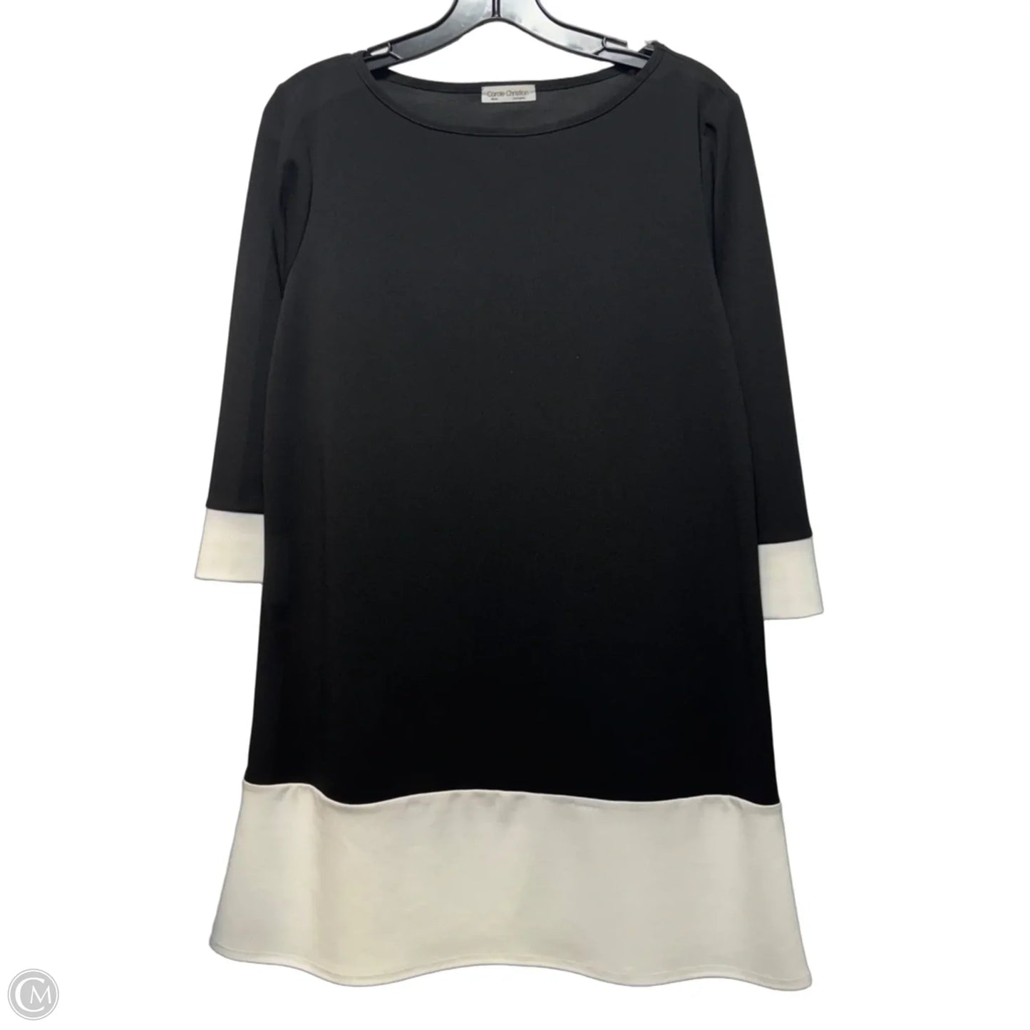 Dress Casual Short By Carole Christian In Black & White, Size: S