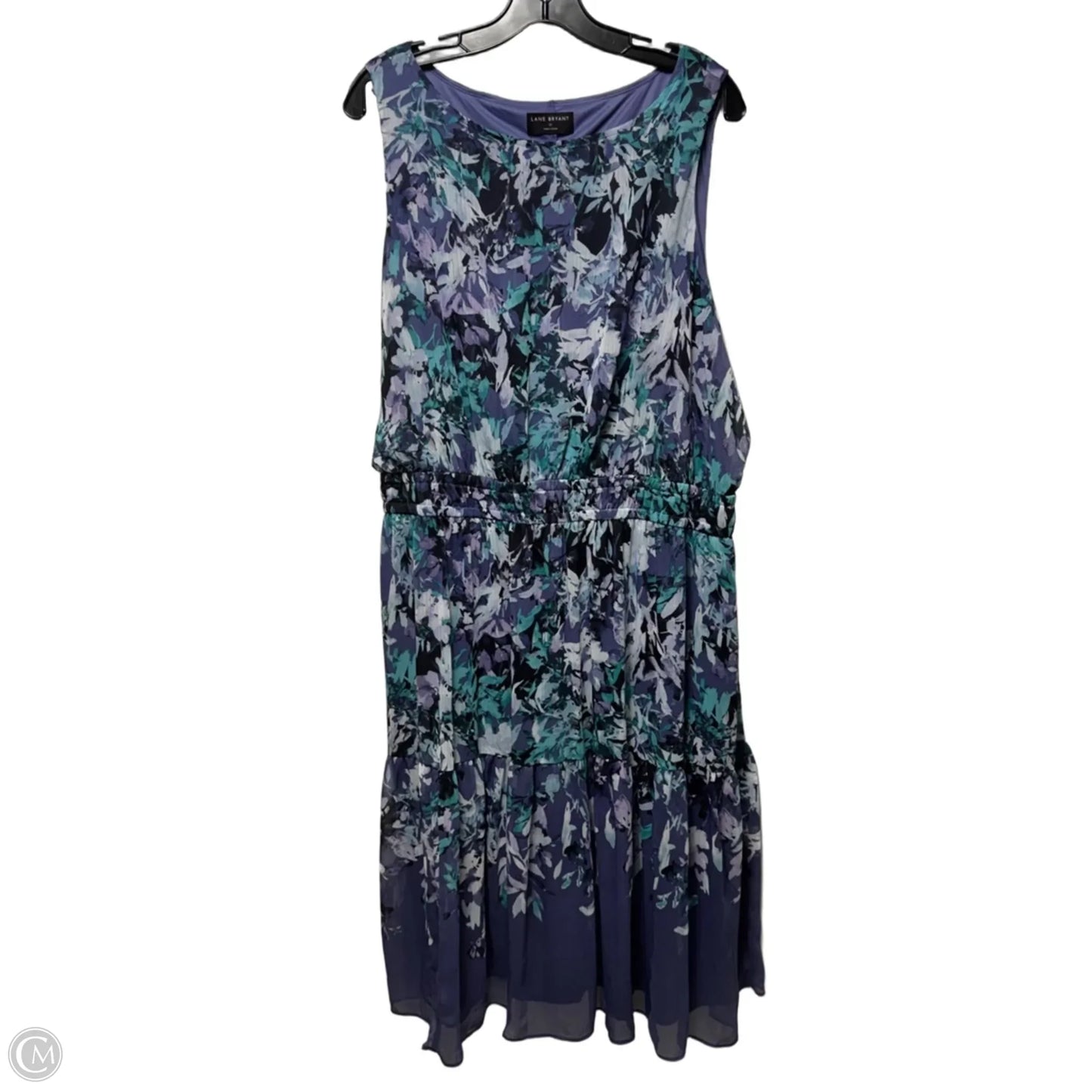 Dress Casual Midi By Lane Bryant In Floral Print, Size: 22
