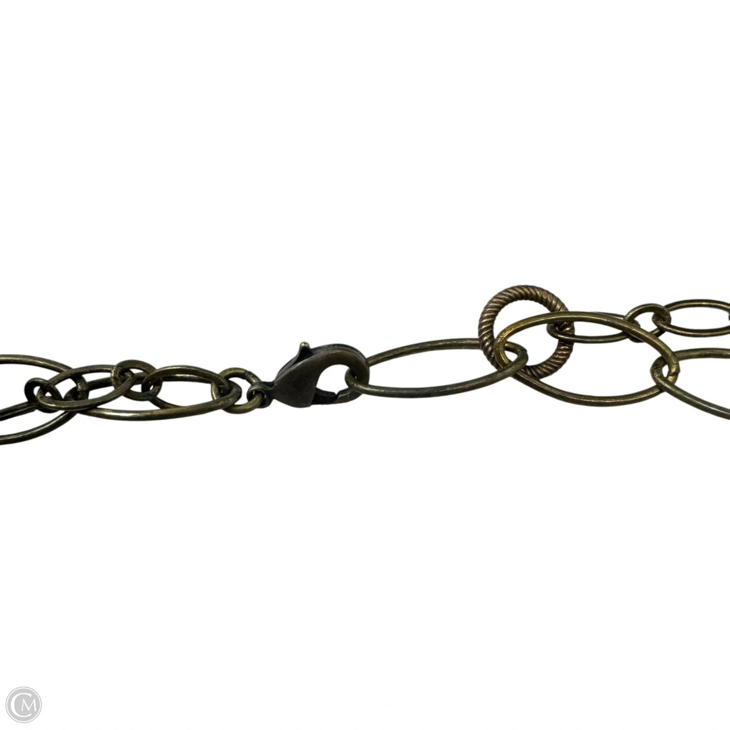 Blue Faceted Bead Chain Necklace