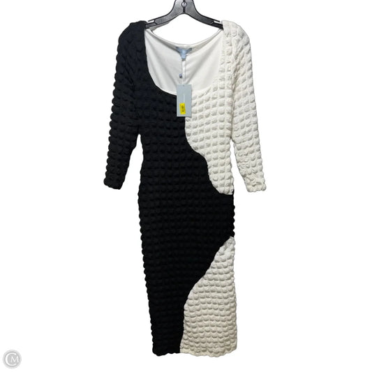 Dress Casual Maxi By Antonio Melani In Black & White, Size: S