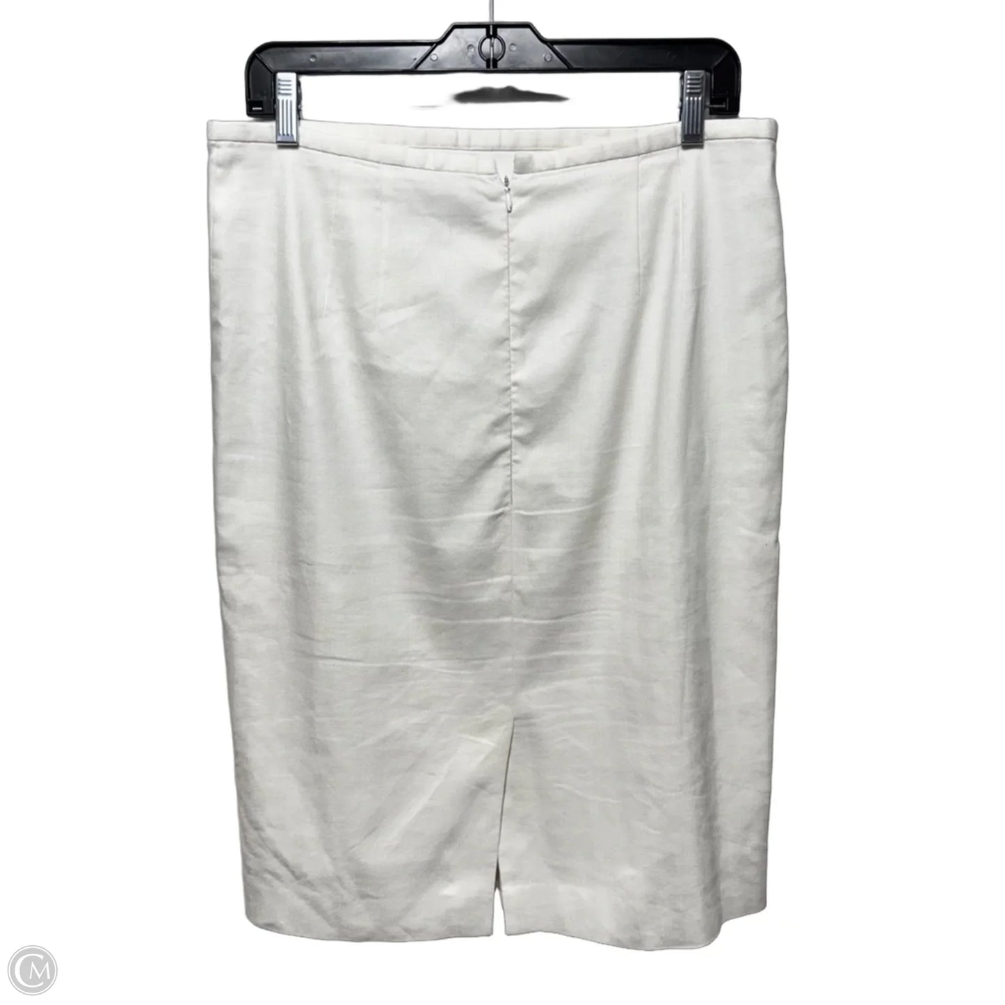 Skirt Midi By Ann Taylor In White, Size: 10