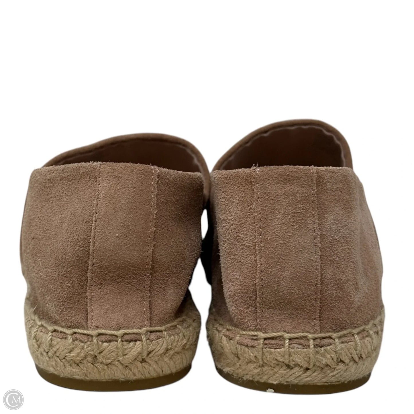Pearl Logo Flat Espadrilles Designer By Tory Burch In Pink, Size: 11