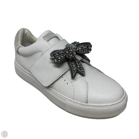 Laney Bow Trainers Shoes Designer By Kurt Geiger In White, Size: 11 (42)