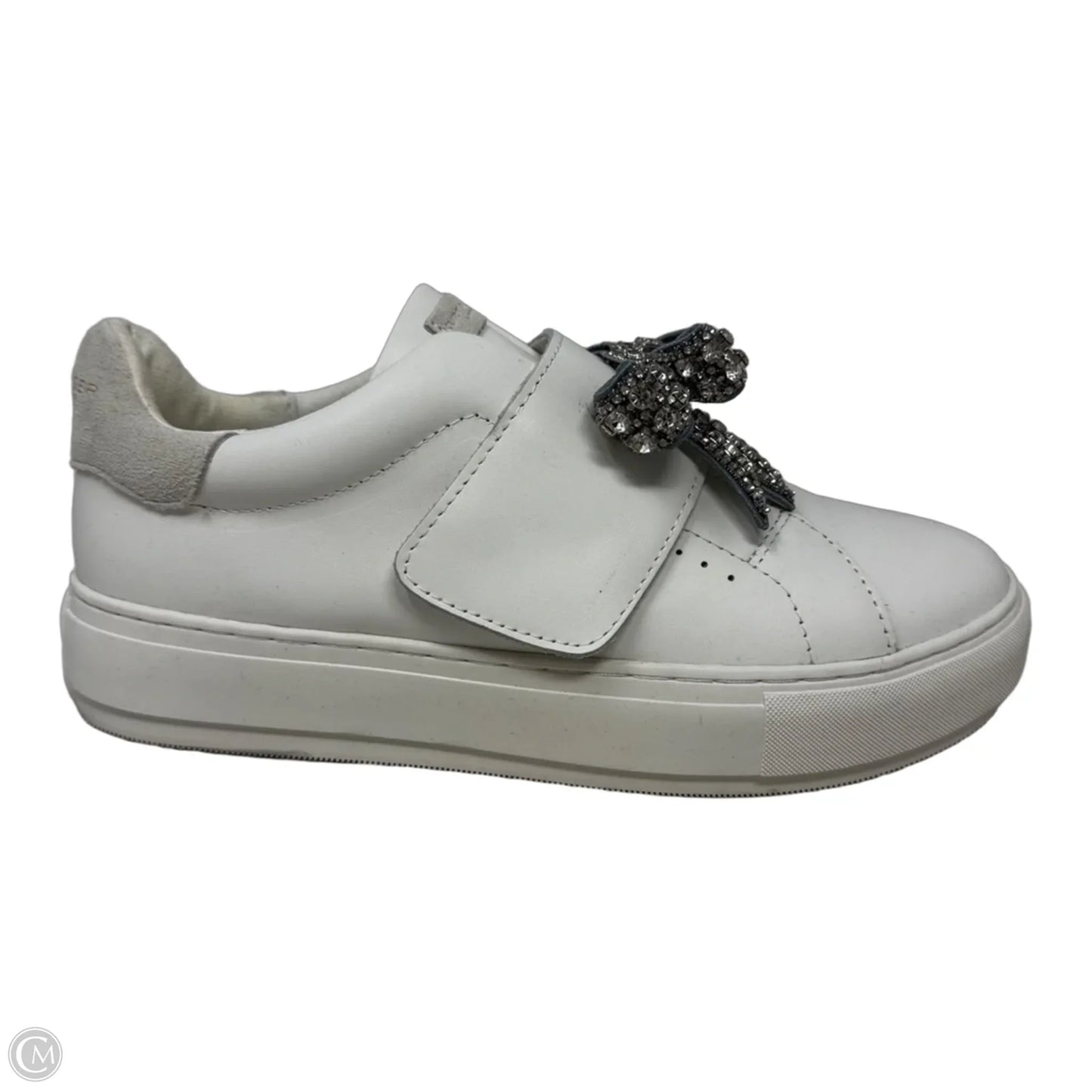 Laney Bow Trainers Shoes Designer By Kurt Geiger In White, Size: 11 (42)