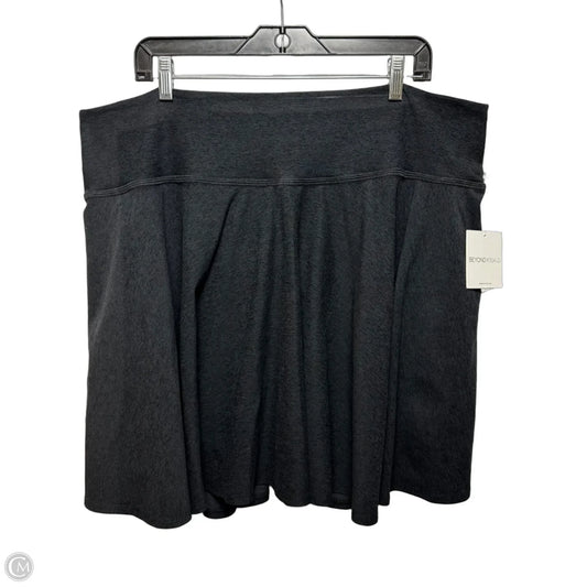 Athletic Skort By Beyond Yoga In Grey, Size: 4x