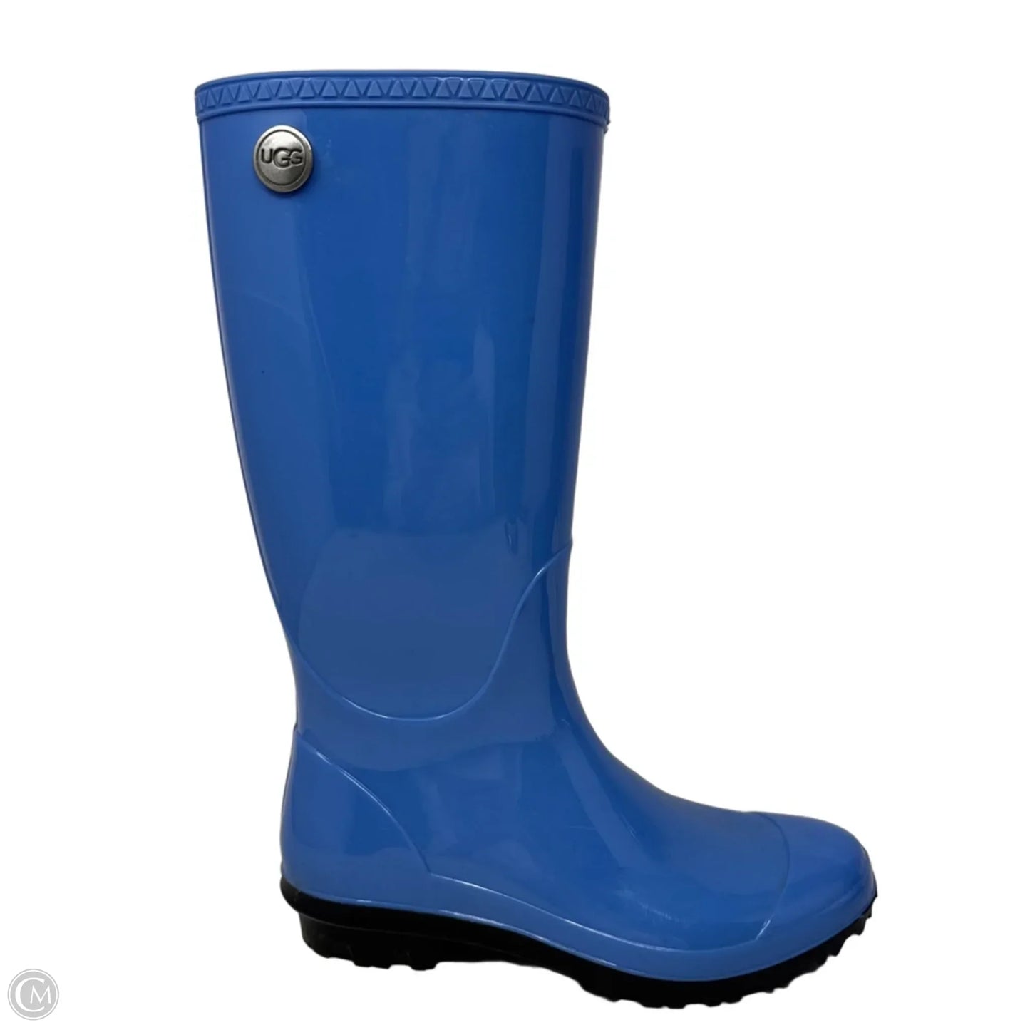 Shaye Rain Boots Designer By Ugg In Blue, Size: 7