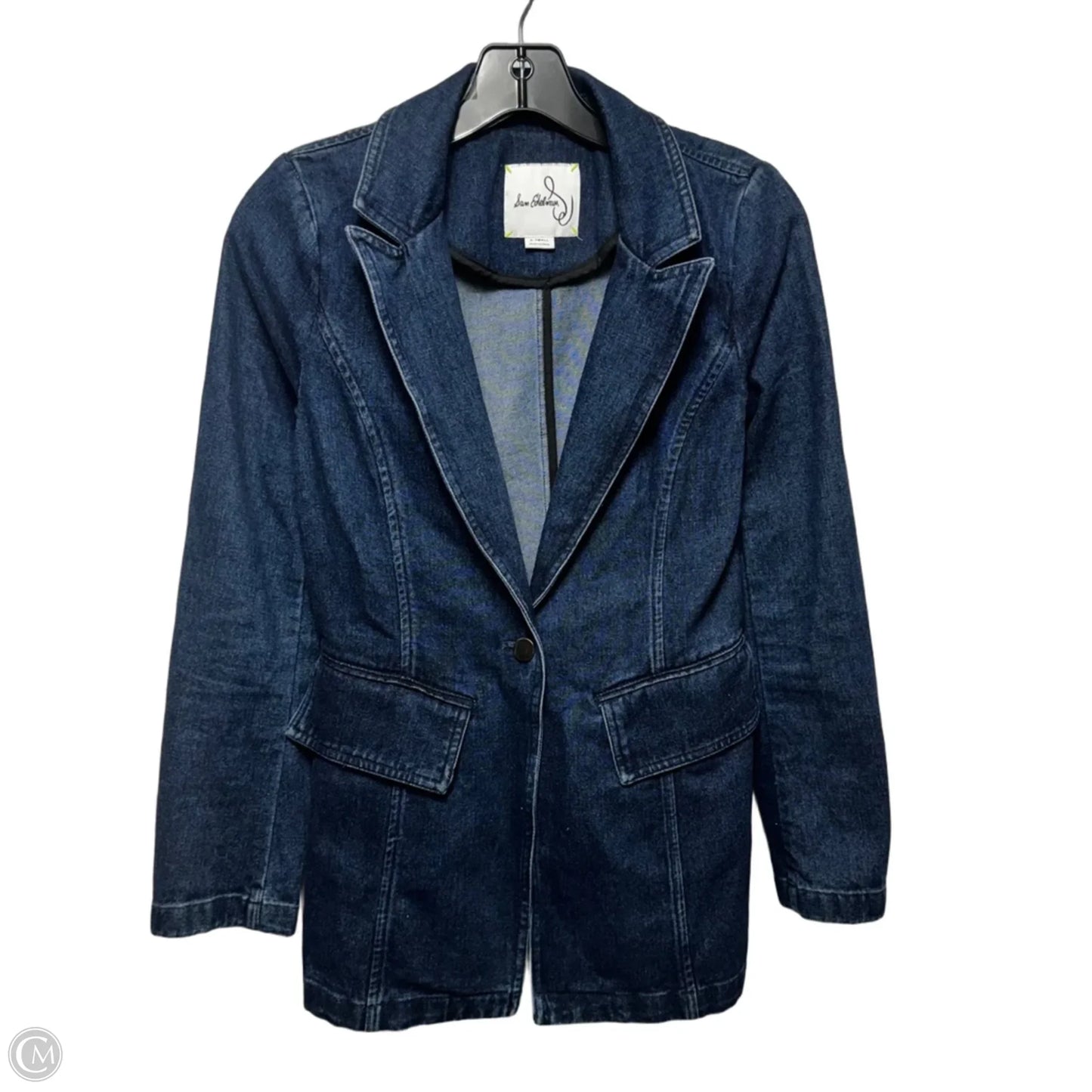 Blazer By Sam Edelman In Blue Denim, Size: Xs