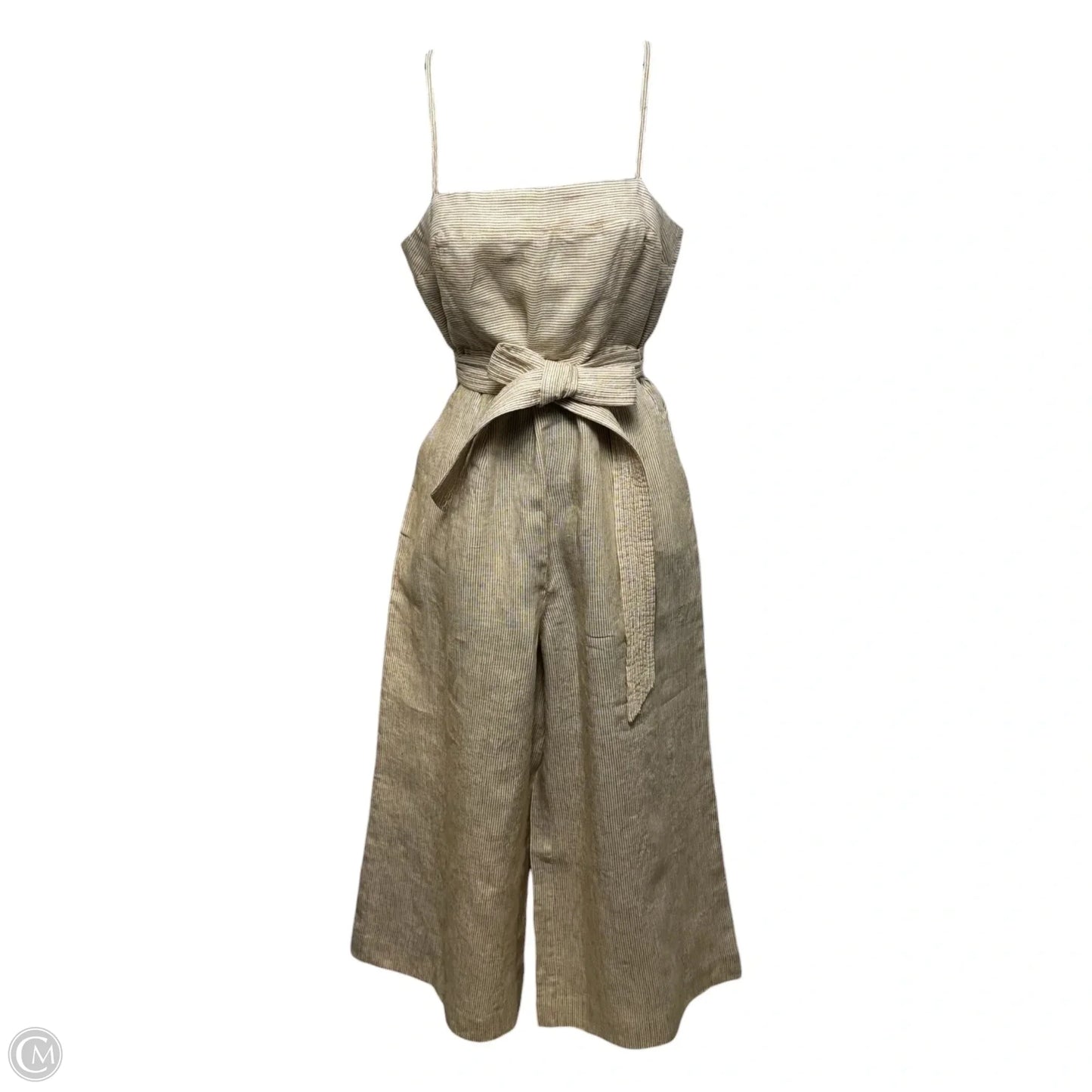 Linen Jumpsuit By J. Crew In Striped Pattern, Size: 6p