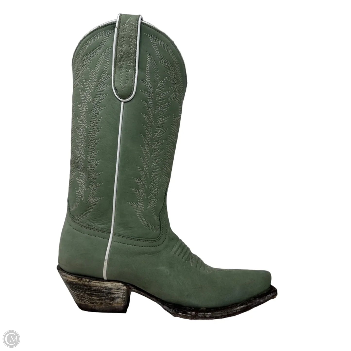 Arkansas Ciel Snip Toe Western Boots By Caborca Silver by Liberty Black In Green, Size: 7.5