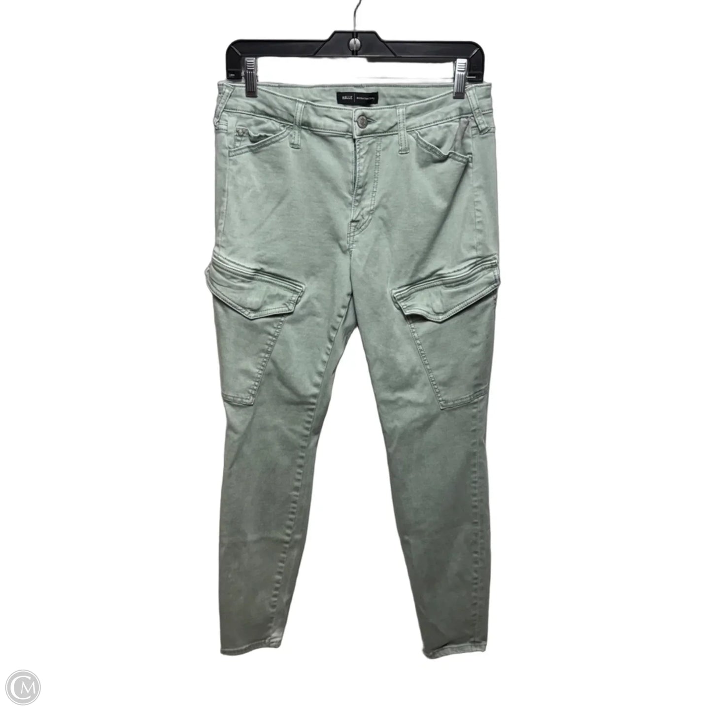 Halle Mid Rise Super Skinny Pants By True Religion In Green, Size: 10/30