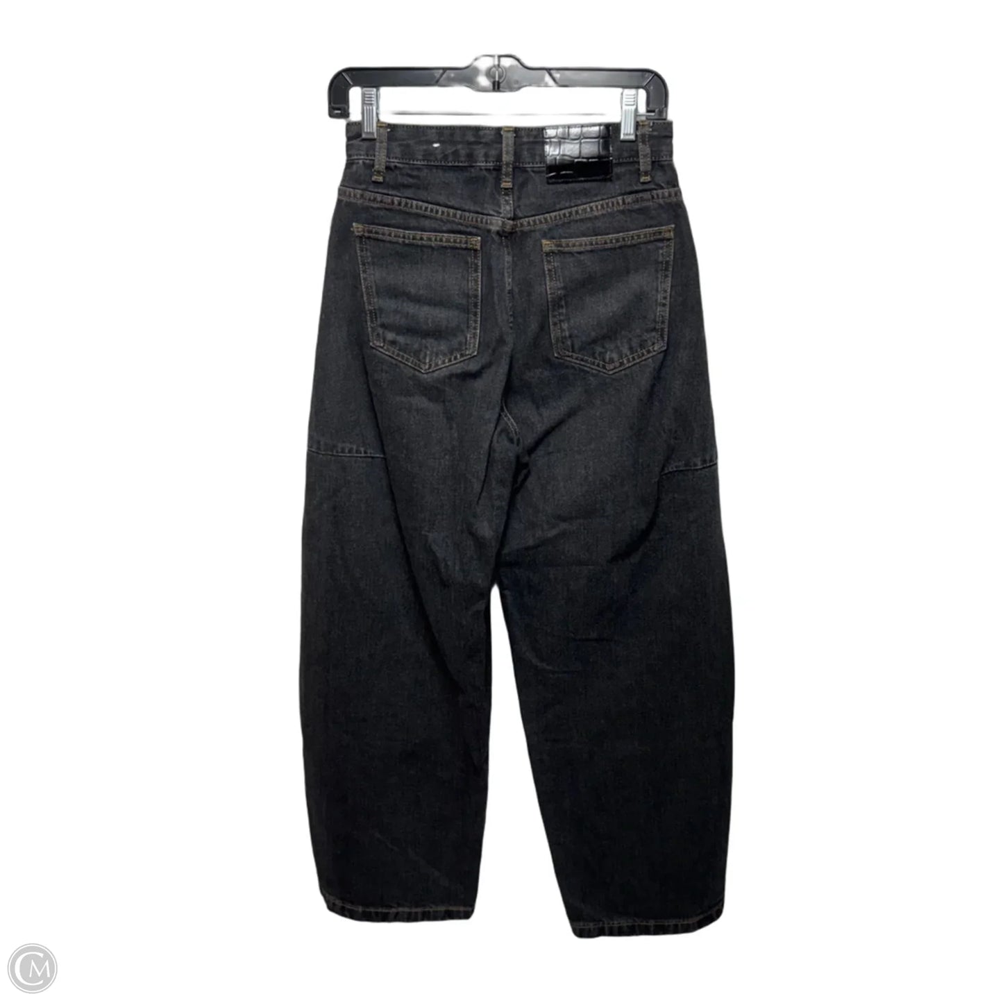 Jeans Wide Leg By Zara In Black, Size: 2