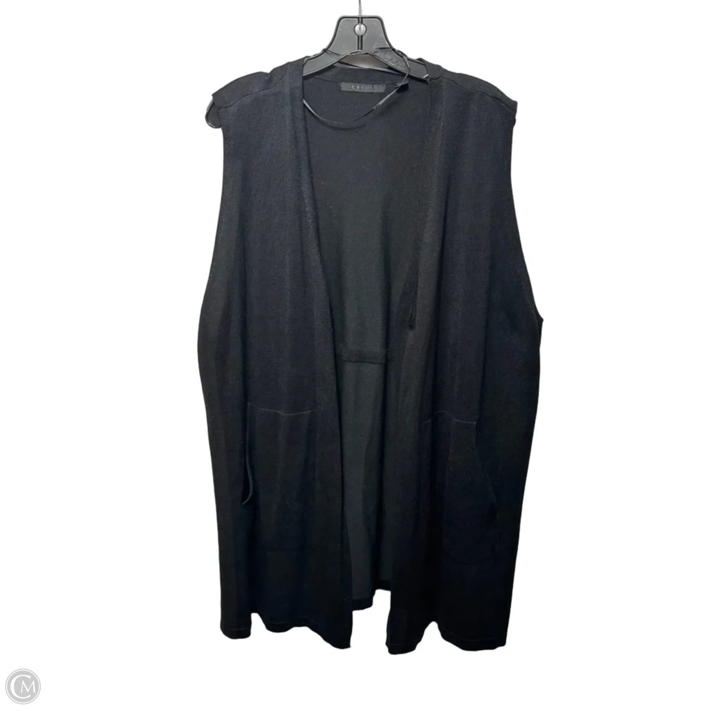 Sweater Cardigan By Cyrus In Black, Size: 3x