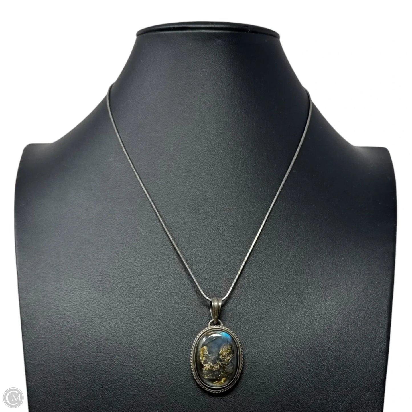 Labradorite Necklace Sterling Silver