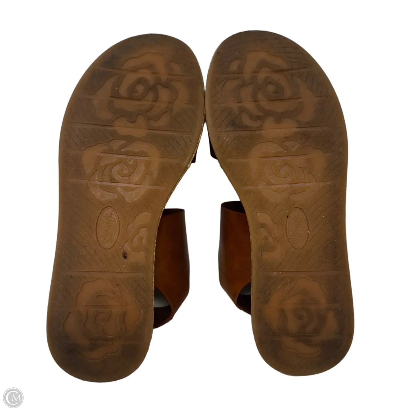 Finnly Sandals Heels Platform By Sofft In Tan, Size: 8