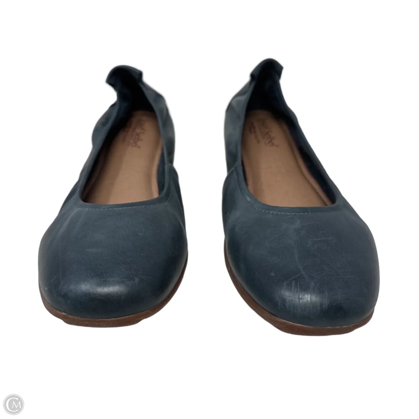 Fenja 01 Leather Ballet Flats By Josef Seibel In Green, Size: 11.5