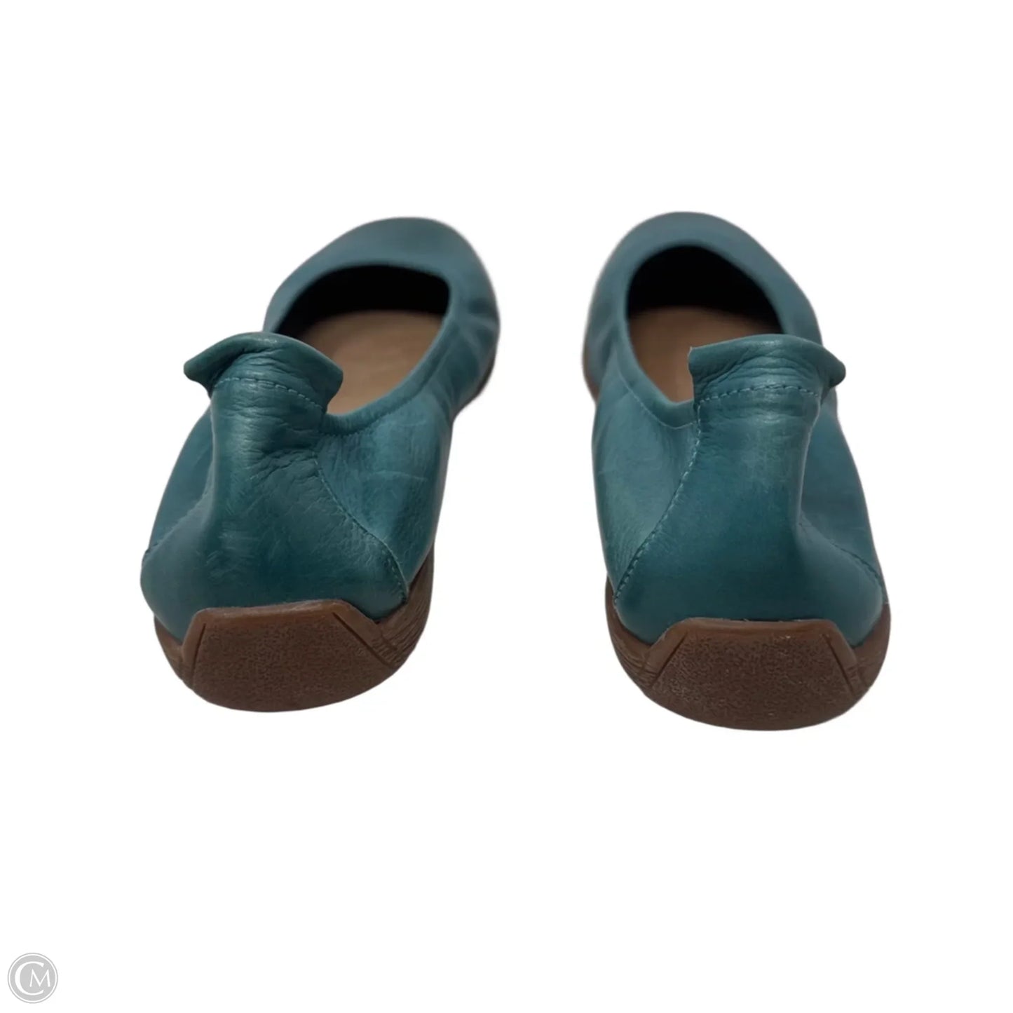 Fenja 01 Leather Ballet Flats By Josef Seibel In Blue, Size: 11.5