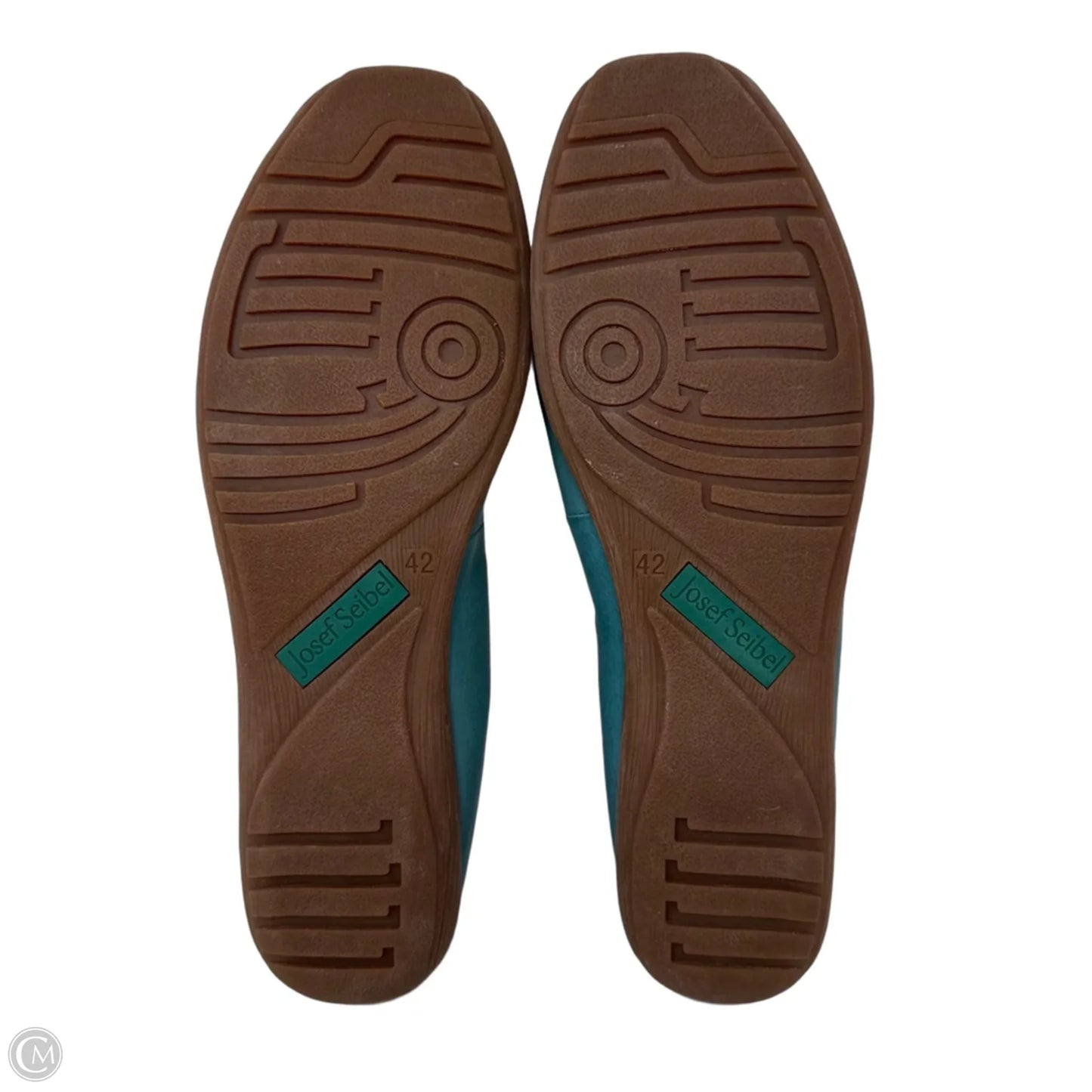 Fenja 01 Leather Ballet Flats By Josef Seibel In Blue, Size: 11.5