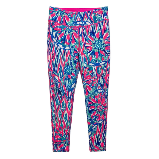 Athletic Leggings Pants Designer By Luxletic Lilly Pulitzer In Multi-colored, Size: S