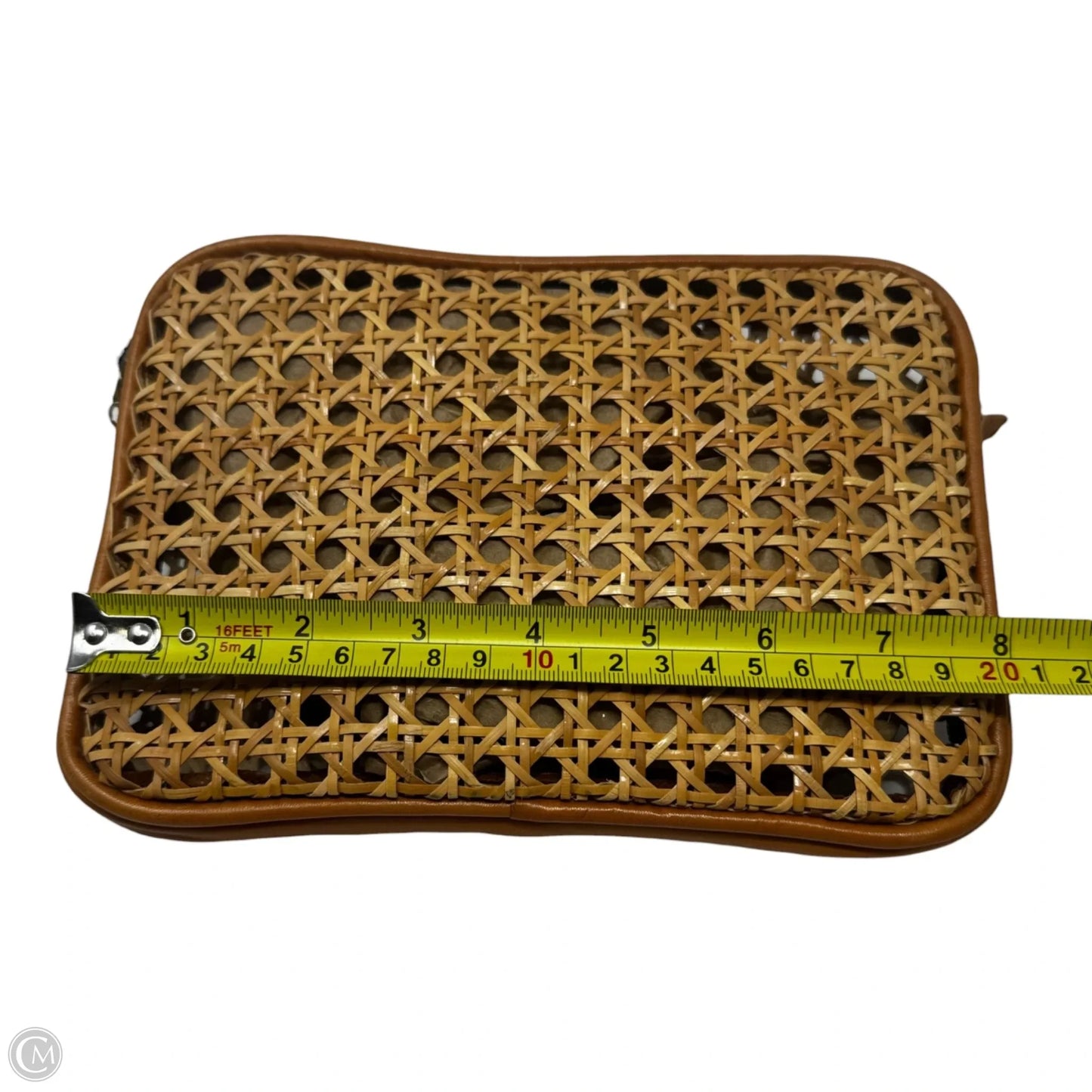 Wicker Sling Bag By Inlakesh, Size: Large
