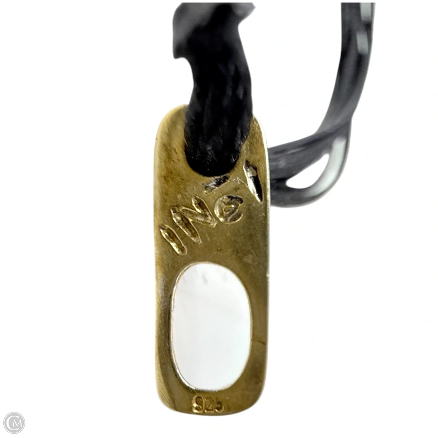 Multistrand Cord Bracelet With Sterling Silver Clasp & Evil Eye Charm