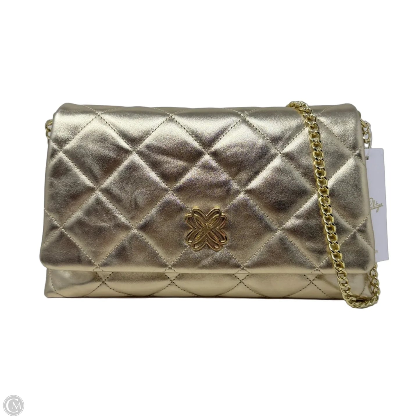 Matea QuiltedLeather Crossbody Clutch Designer By Lilly Pulitzer, Size: Small