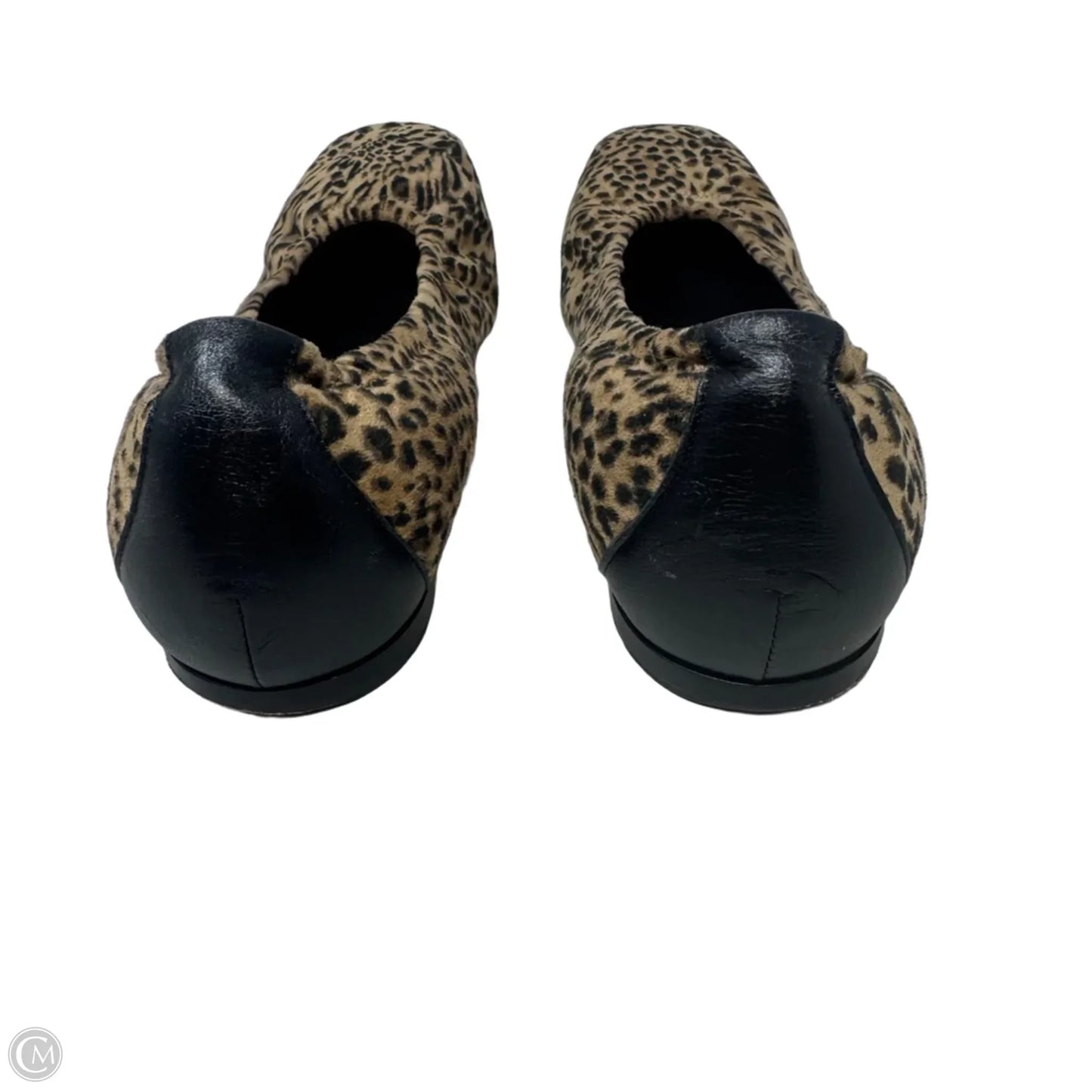 Arlie Ballet Flats Suede By Donald Pliner In Animal Print, Size: 9