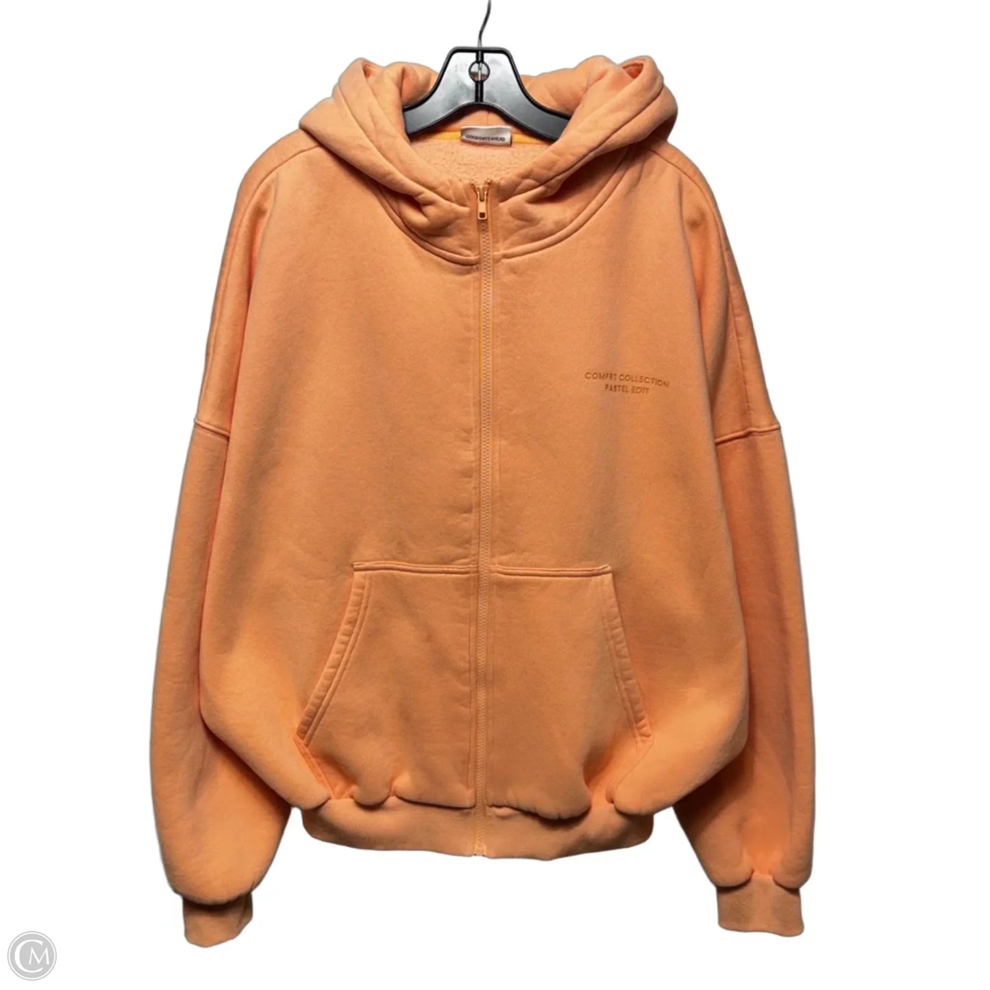 Hoodie & Sweatpant Set By Comfrt In Orange, Size: S/M