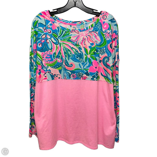Top Long Sleeve Designer By Lilly Pulitzer In Multi-colored, Size: Xl