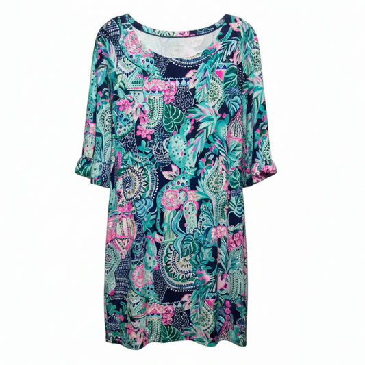 Dress Designer By Lilly Pulitzer In Multi-colored, Size: L