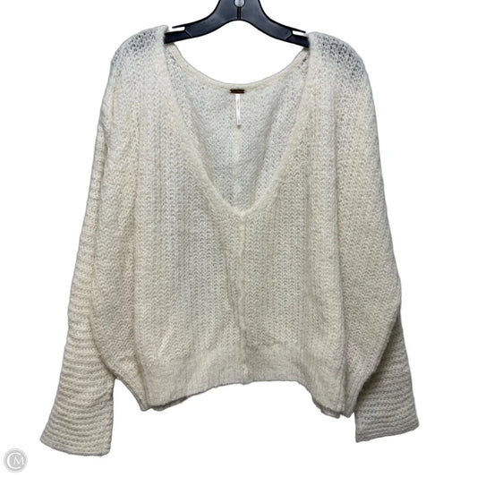Sweater By Free People In Cream, Size: L