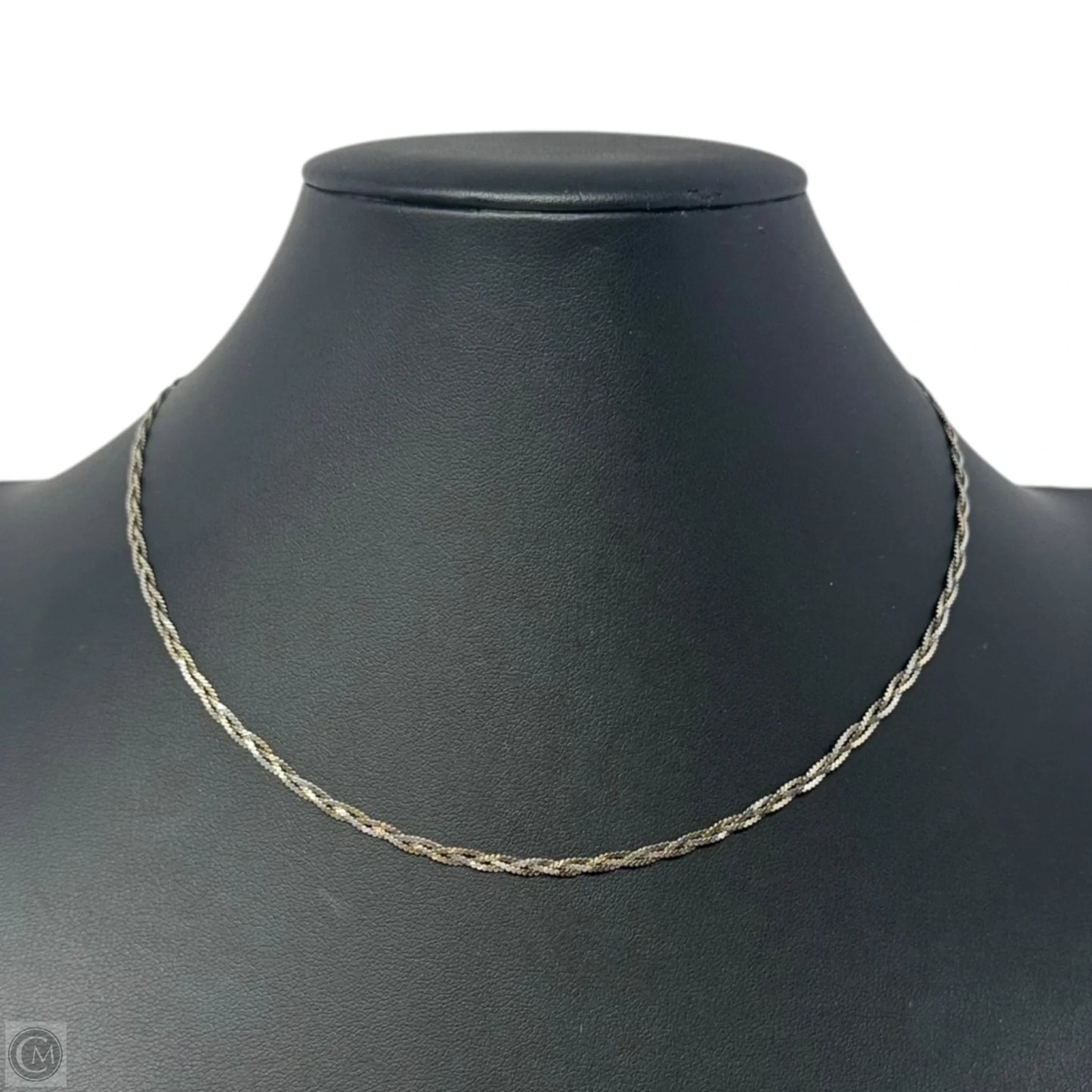 Braided Sterling Silver Chain Necklace