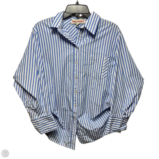Top Long Sleeve By Free People In Striped Pattern, Size: Xs