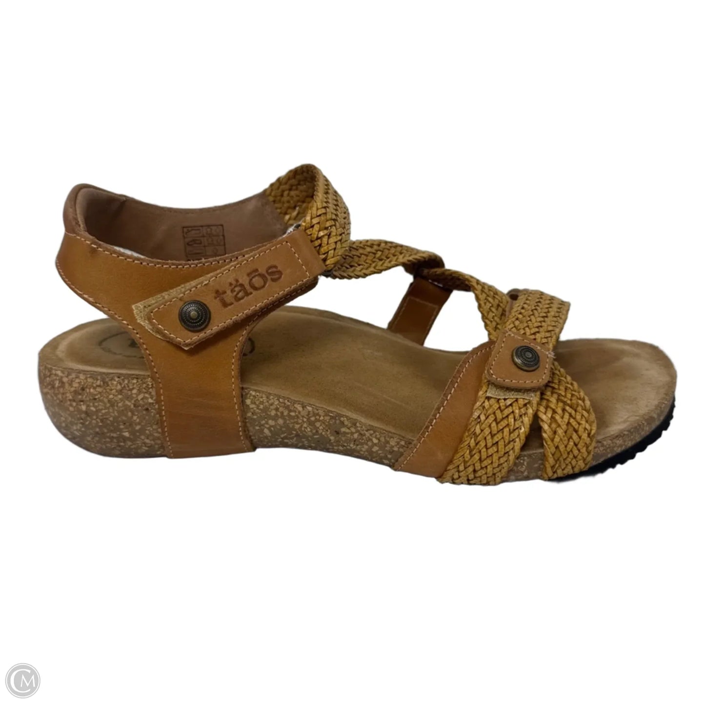 Trulie Wedge Sandals By Taos In Tan, Size: 8.5